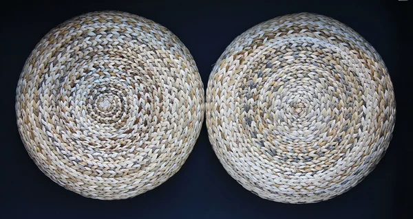Спиральное плетение соломы — стоковое фото