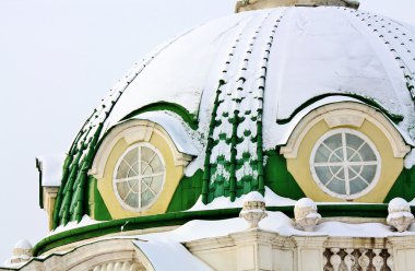 Dome of the Grotto in Kuskovo estate (detail) clipart