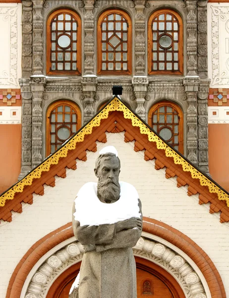 Фасад Третьяковской галереи в Москве — стоковое фото