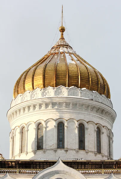 Купол Храма Христа Спасителя в Москве — стоковое фото