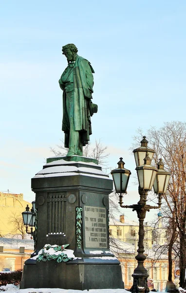 Пушкин в Москве — стоковое фото