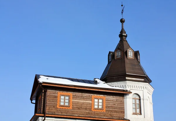 Fali torony a St. Nicholas Berlyukovsky kolostor — Stock Fotó