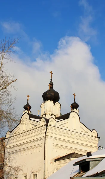 Казанская церковь Николаевского Угрешского монастыря — стоковое фото