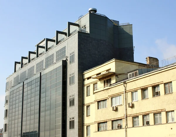 New and old building — Stock Photo, Image