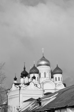 Domes of the Nicholas Ugreshsky Monastery clipart