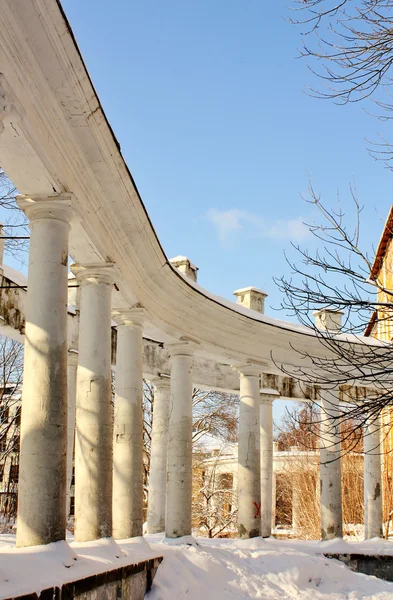 Colonnade of the old manor — Stock Photo, Image