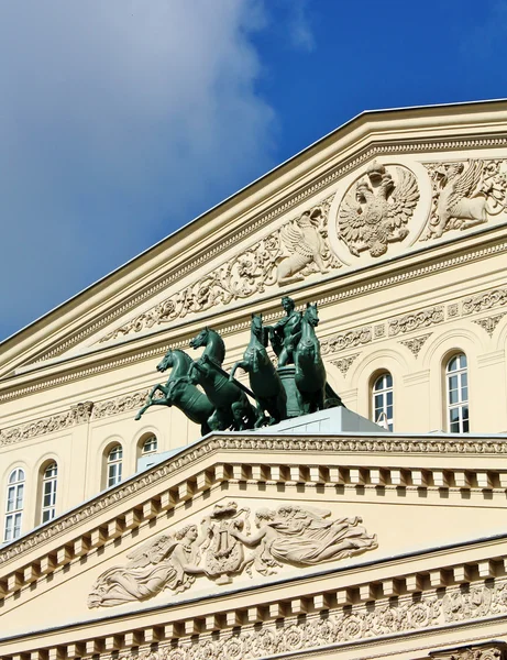 Fasada Teatru Bolszoj — Zdjęcie stockowe