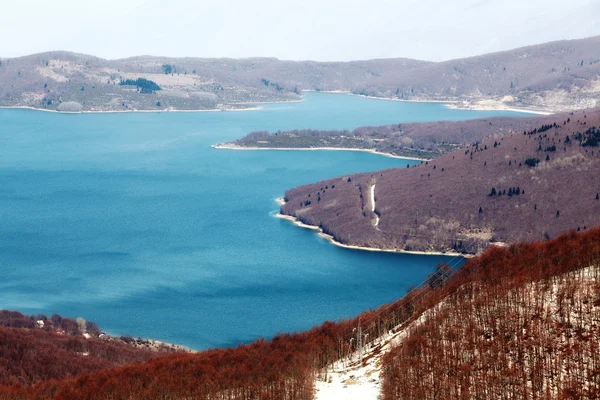 Mavrovo Lake, Macedonia — Stock Photo, Image