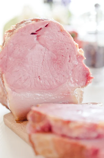 Sliced Ham — Stock Photo, Image