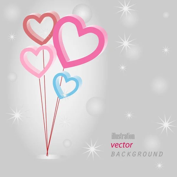 Background for Valentine 's day — стоковый вектор
