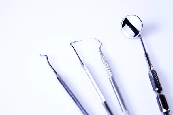 Dental equipment, teeth care and control — Stock Photo, Image