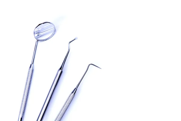 Sprzęt stomatologiczny, zęby opieki i kontroli — Zdjęcie stockowe