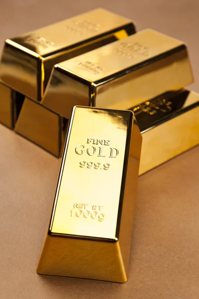 Lingotti d'oro — Foto Stock