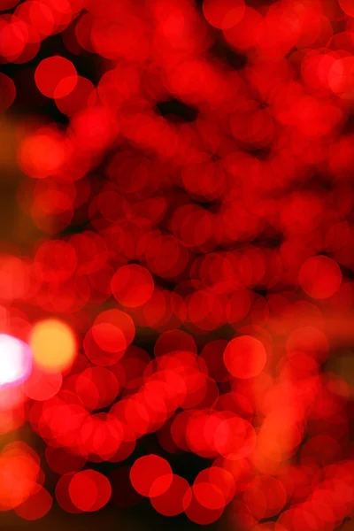Julljus och bokeh (röd) — Stockfoto