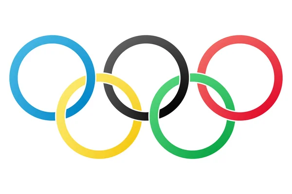 Olympiska ringar — Stockfoto