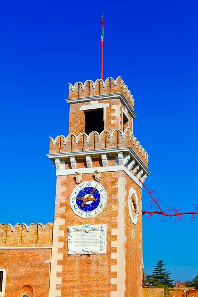 Stora torn av venetianska arsenal, Italien — Stockfoto