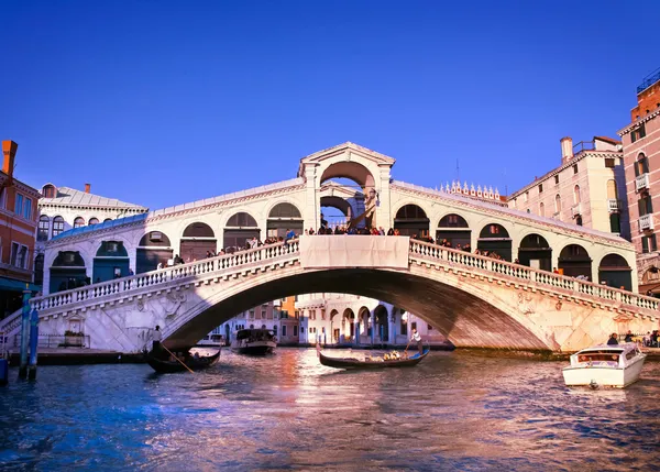 Γέφυρα Ριάλτο στη Βενετία — Φωτογραφία Αρχείου