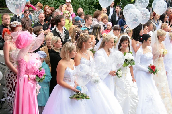 stock image Brides parade 2010