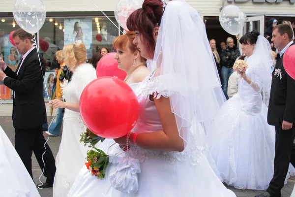 Desfile de noivas 2010 — Fotografia de Stock