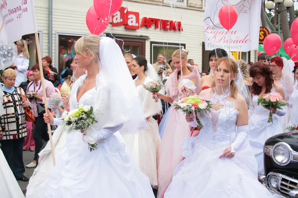 stock image Brides parade 2010