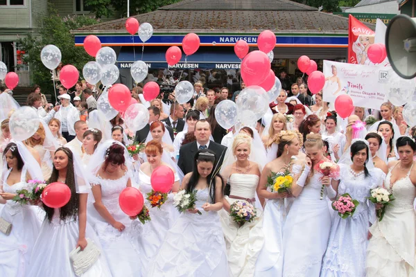 Stock image Brides parade 2010