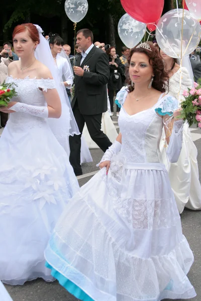 stock image Brides parade 2010