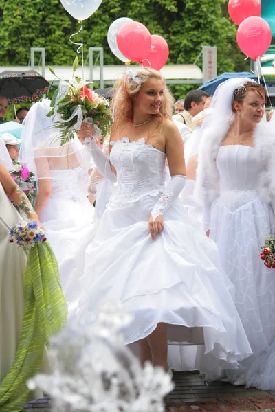 stock image Brides parade 2010