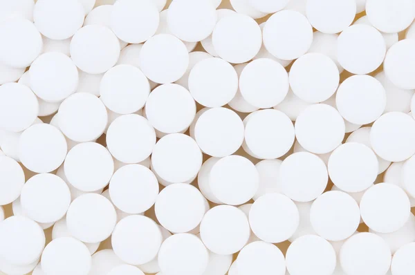 Zbliżenie tabletek aspiryny — Zdjęcie stockowe
