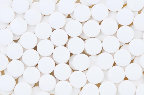 stock image Closeup of Aspirin Tablets