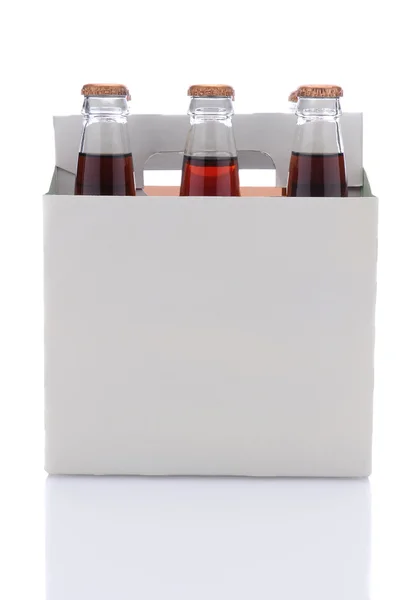 stock image Six Pack of Cola Soda Bottles