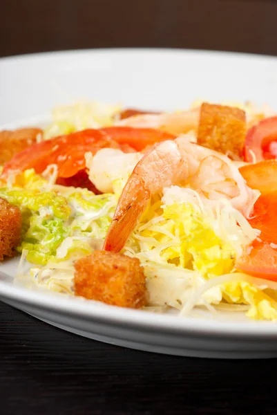 Salada de camarão tigre — Fotografia de Stock