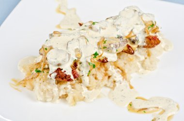 tavuklu risotto.