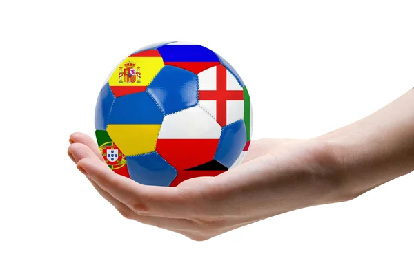 Eoro colored ball — Stock Photo, Image