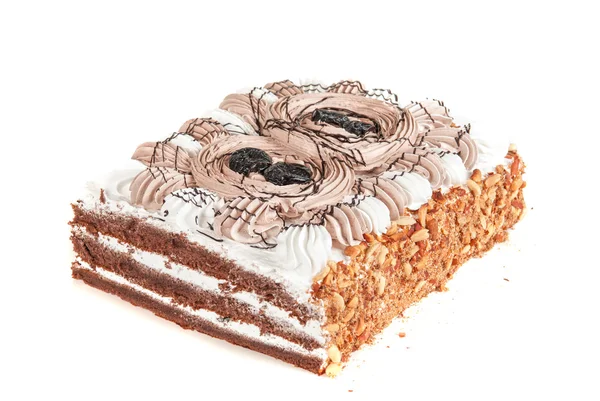 Ízletes dió torta — Stock Fotó