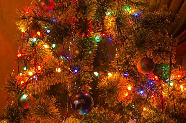 Árvore de pele de Natal — Fotografia de Stock