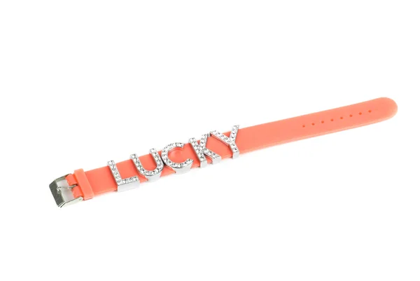 Lucky green bracelet — Stock Photo, Image