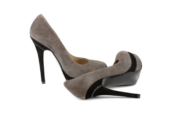 Chaussures féminines grises — Photo