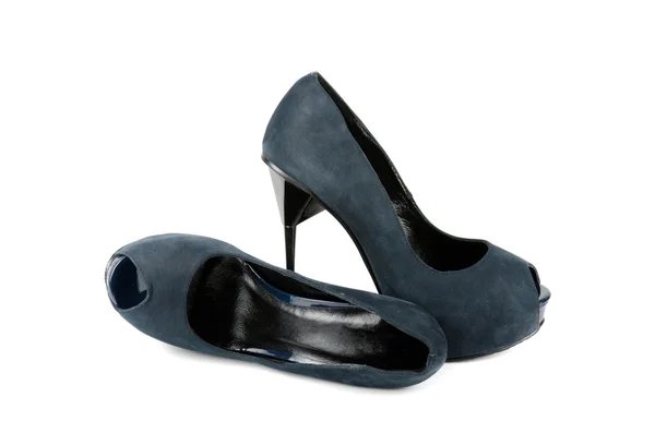 Szare buty kobiece — Zdjęcie stockowe