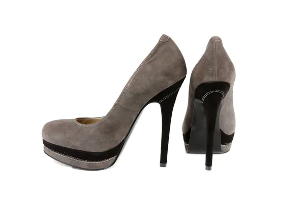 灰色的女性鞋 — 图库照片