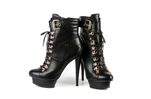 Grey female boots — Stock Photo, Image