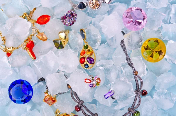 Juveler på isen — Stockfoto