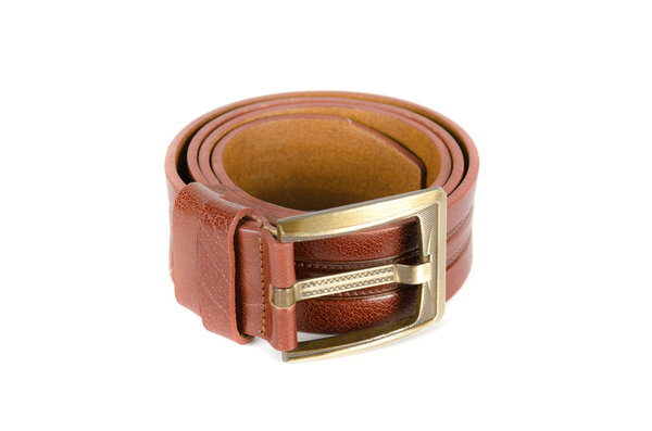 Men's leather belt