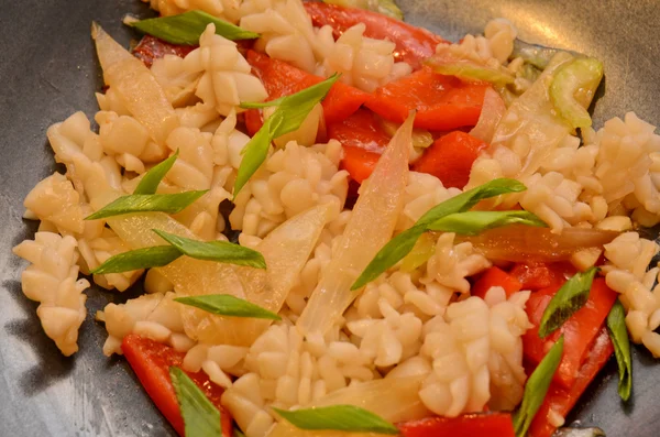 Calamari with celery — Stock Photo, Image