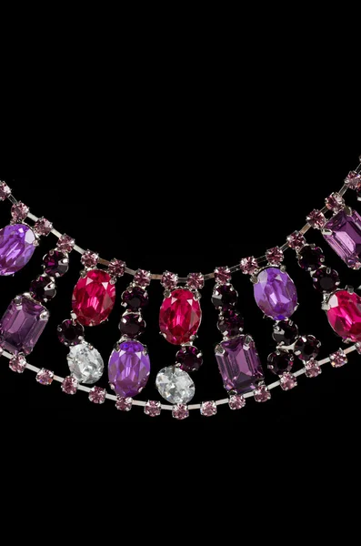 Halssmykke med store smykker – stockfoto