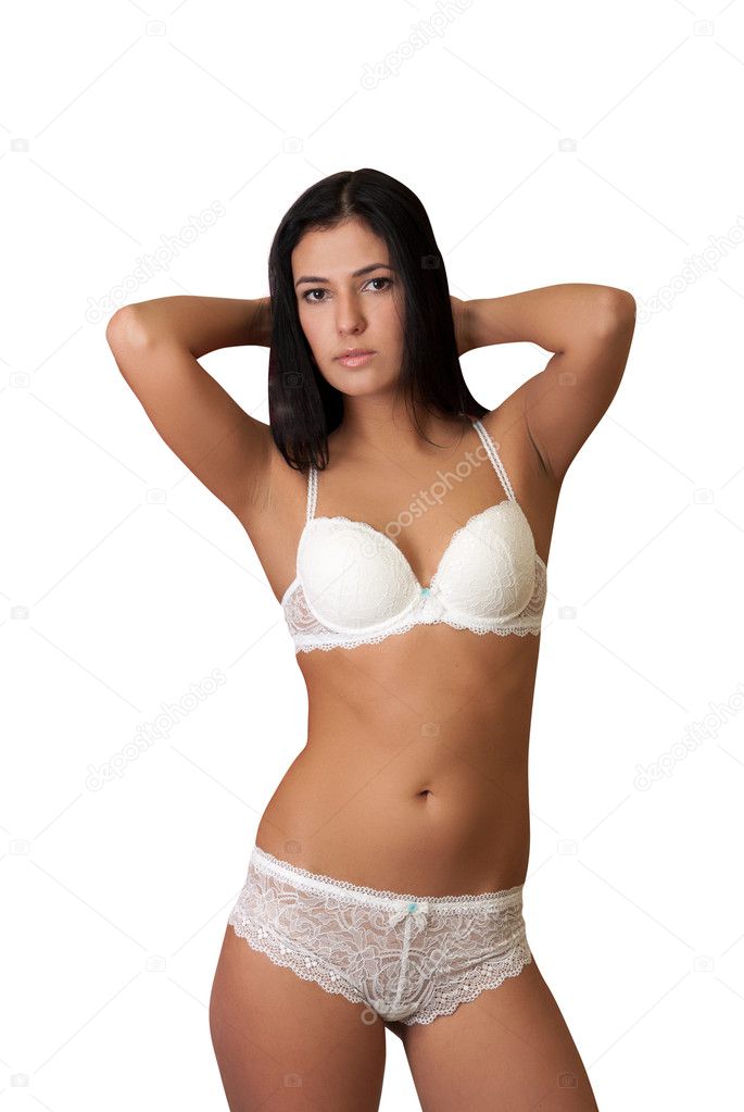 slette Touhou grafisk Sexet pige i undertøj — Stock-foto © olinchuk #9137328