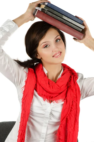Young student girl — Stock Photo, Image