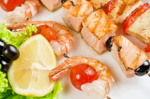 Grilled shrimps — Stock Photo, Image