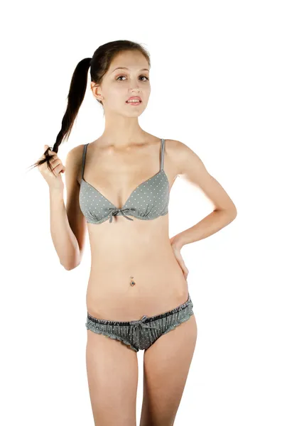 Beautiful girl in a underwear — Stock Photo, Image