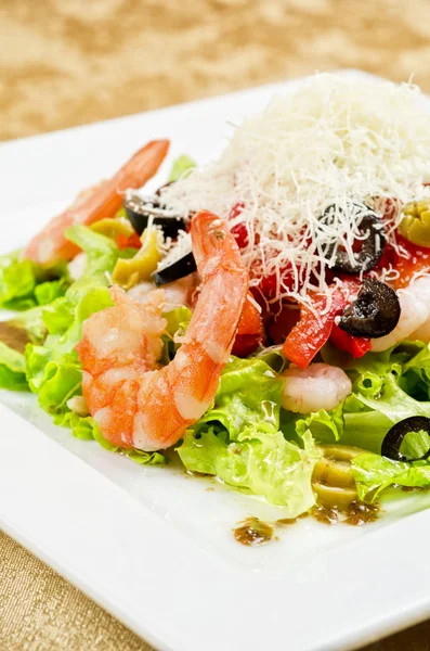 stock image Tasty seafood salad