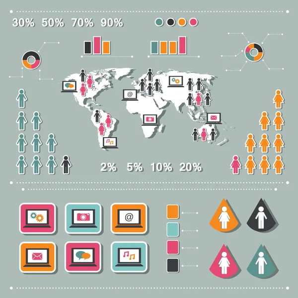 stock vector Infographics elements